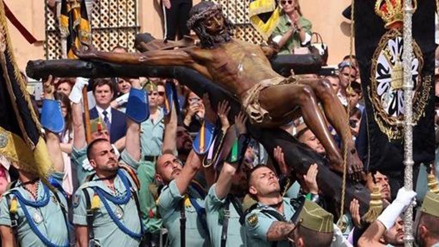 El Cristo de la Buena Muerte en Málaga.