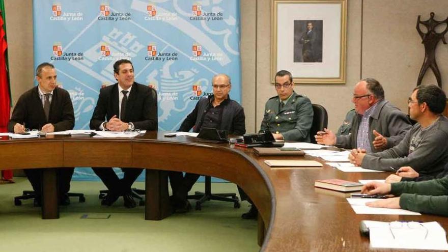 Desarrollo de la reunión de la Junta Consultiva de La Culebra celebrada anteayer en Zamora.