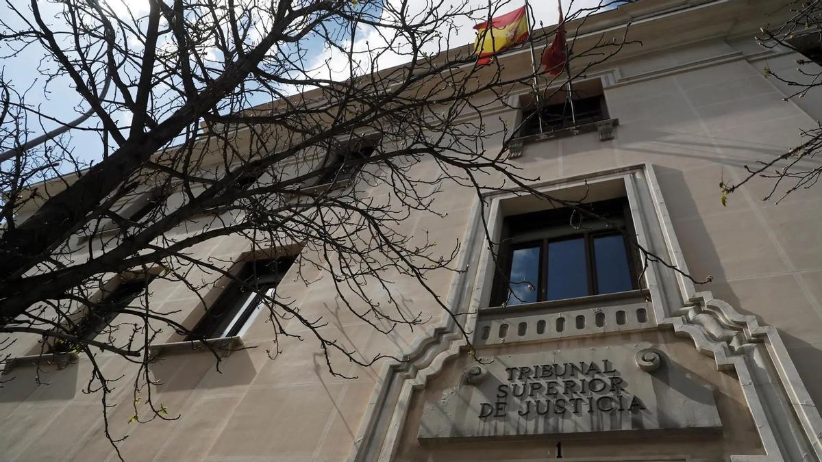 Fachada del Tribunal Superior de Justicia de Madrid.