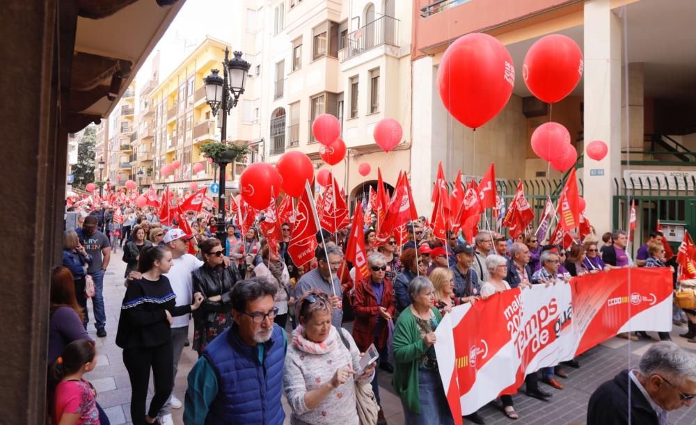 Manifestación del 1 de Mayo en Castelló