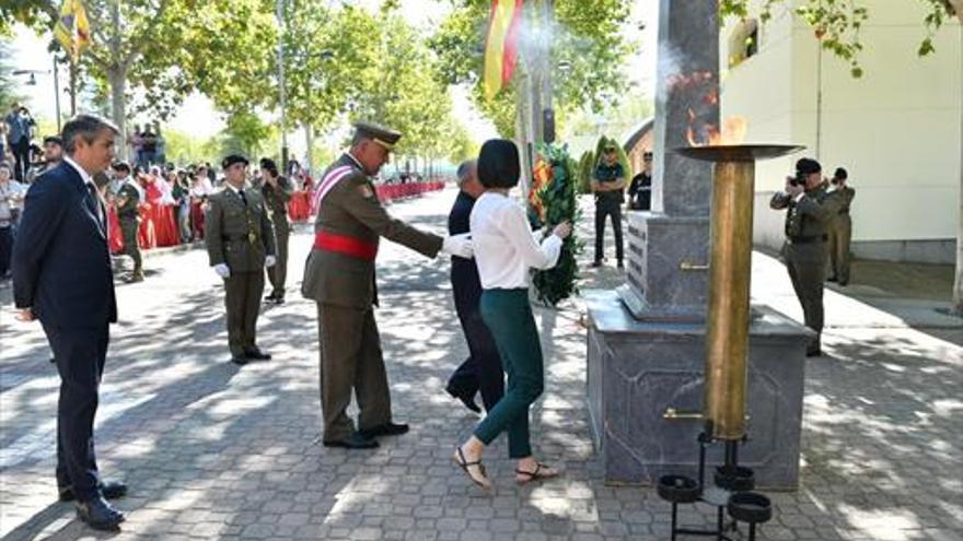 Más de doscientas personas juran en Pozoblanco lealtad a la bandera