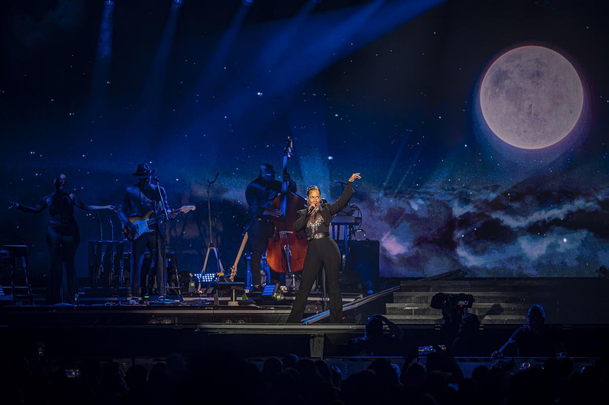 Concierto de Alicia Keys en el Palau Sant Jordi de Barcelona