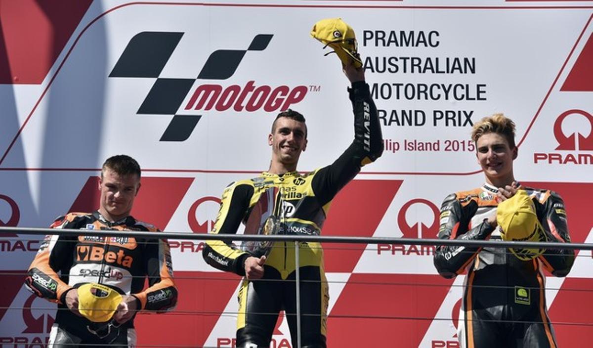 Las imágenes  del GP de Australia de motociclismo