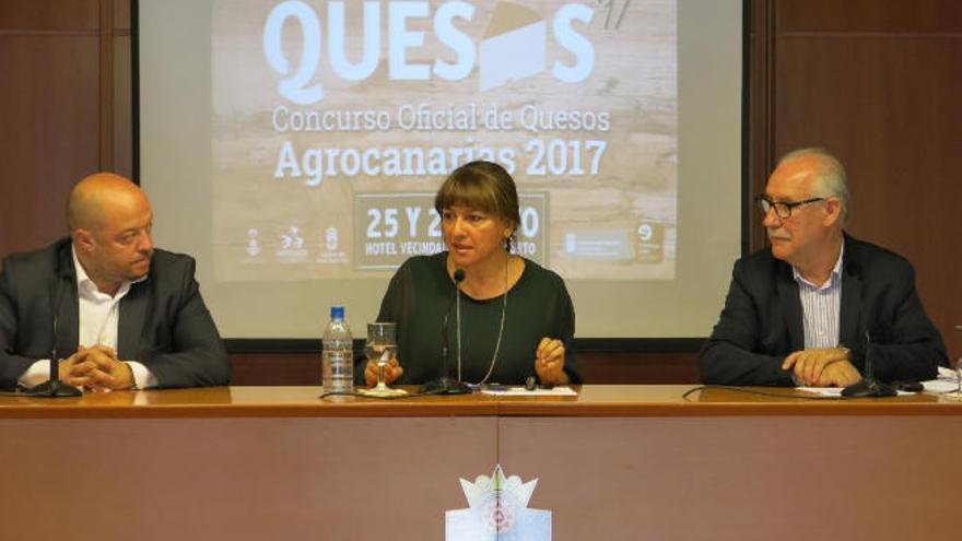 Presentación de la Cata de Quesos Agrocanarias 2017 en Santa Lucía.