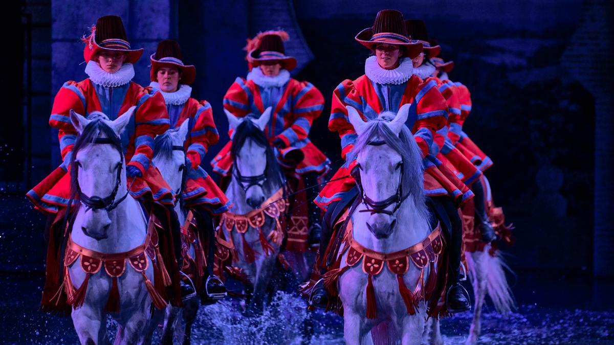 Imagen de uno de los espectáculos de Puy du Fou.