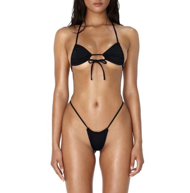 Braguita bikini negro GOI