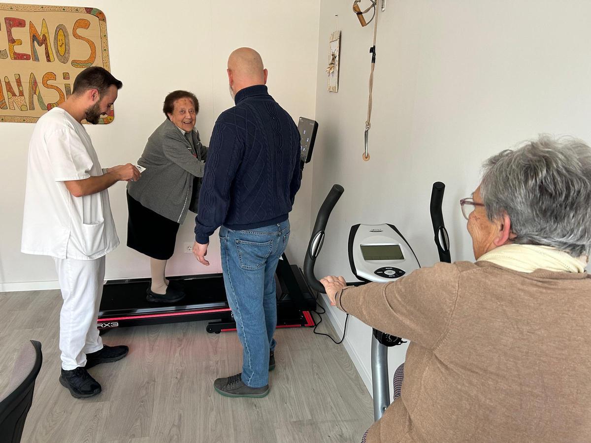 Cinta de caminar del CRAD de Ribadesella.