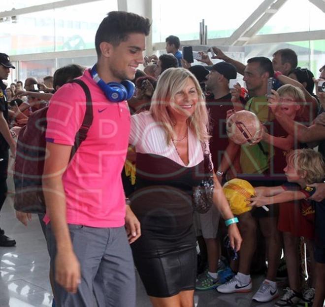 El viaje del Barça a Castellón, en imágenes