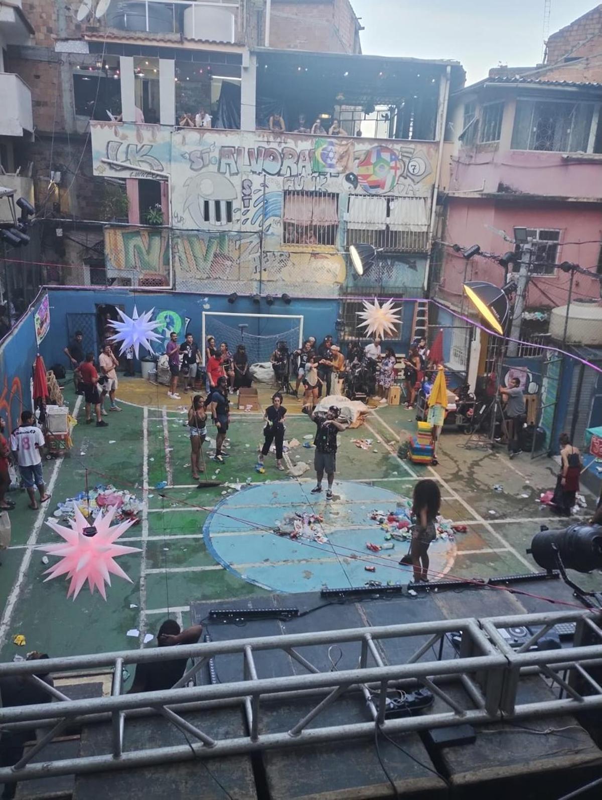 Rodaje del documental 'El Rey Puma' en Río de Janeiro.
