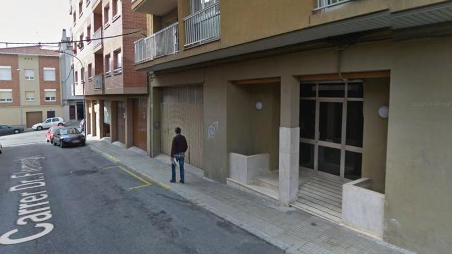 El carrer del Doctor Fleming de Berga