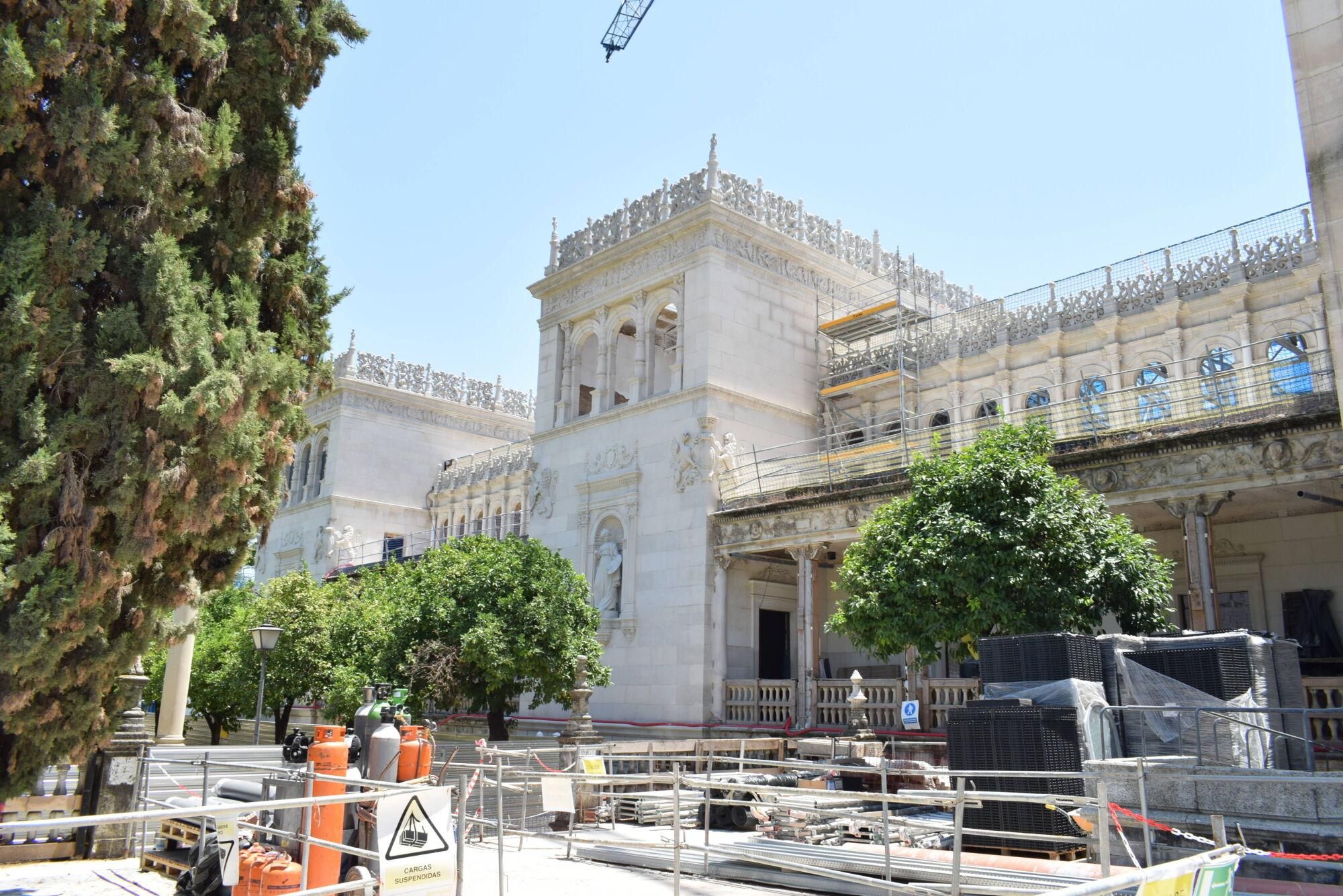 Estado de las obras de adecuación integral del Museo Arqueológico de Sevilla.