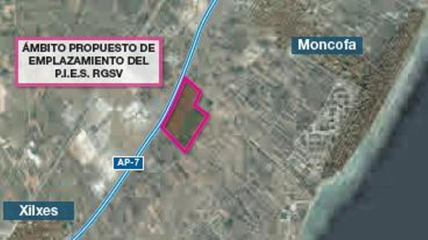 El proyecto se sitúa en el término de Moncofa, limitado al oeste por la AP-7.