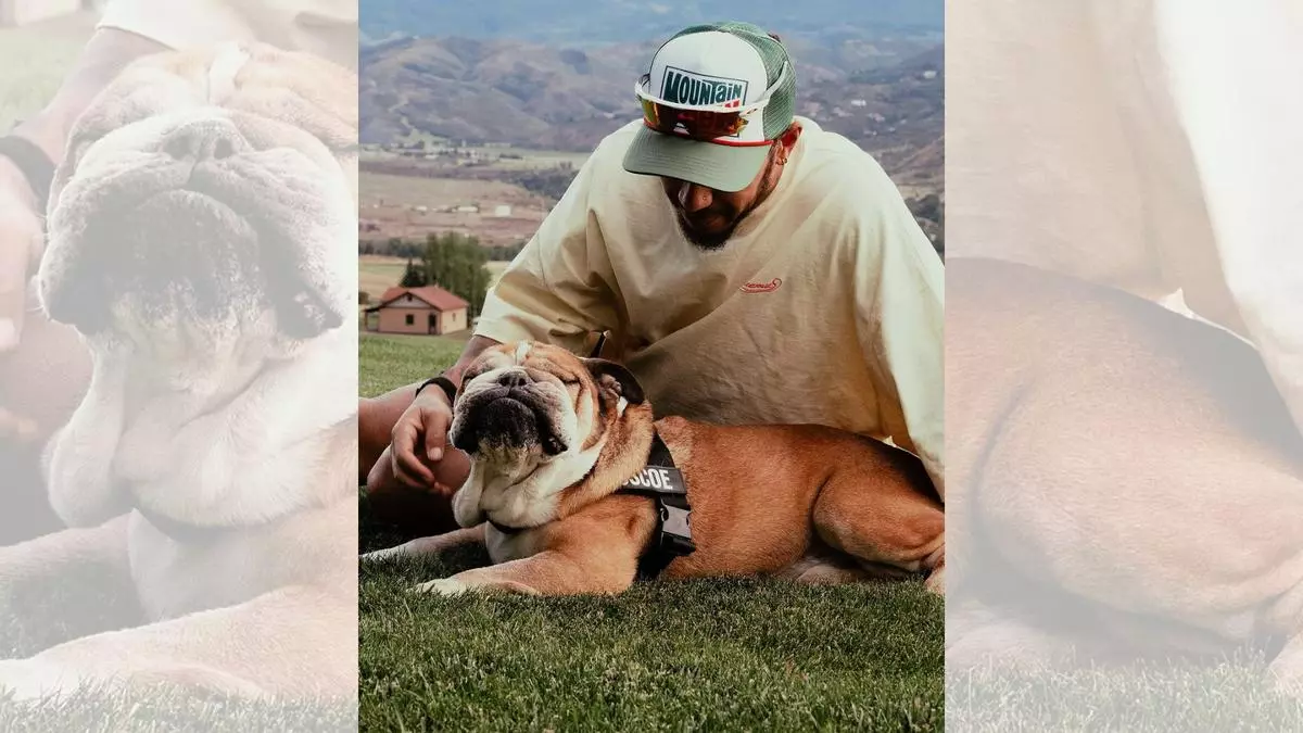 El emotivo video de despedida de Hamilton a su perro: "Roscoe forever"