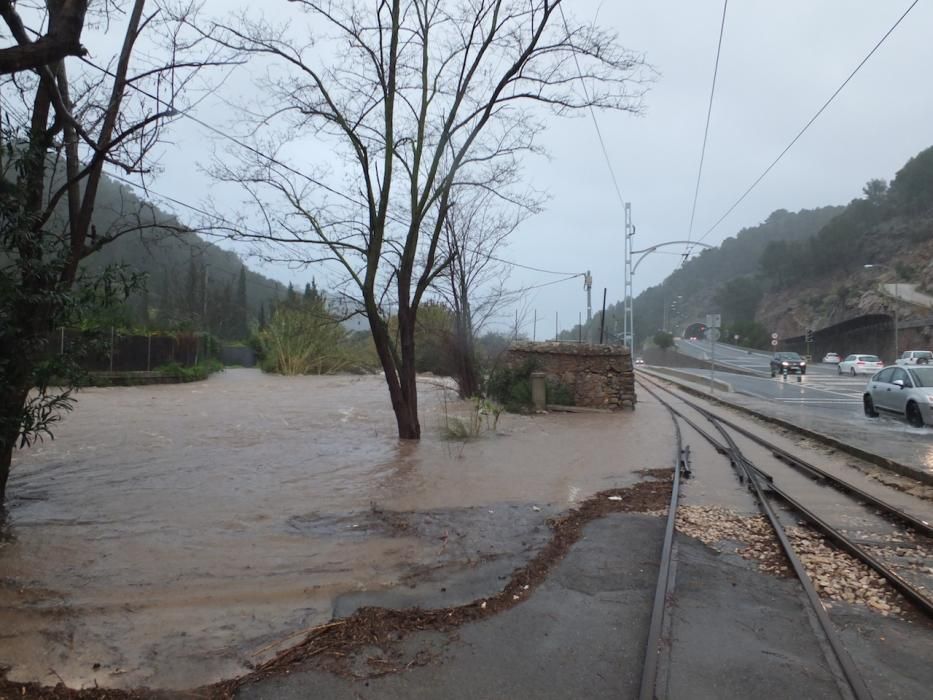 El torrente de Sóller está al límite