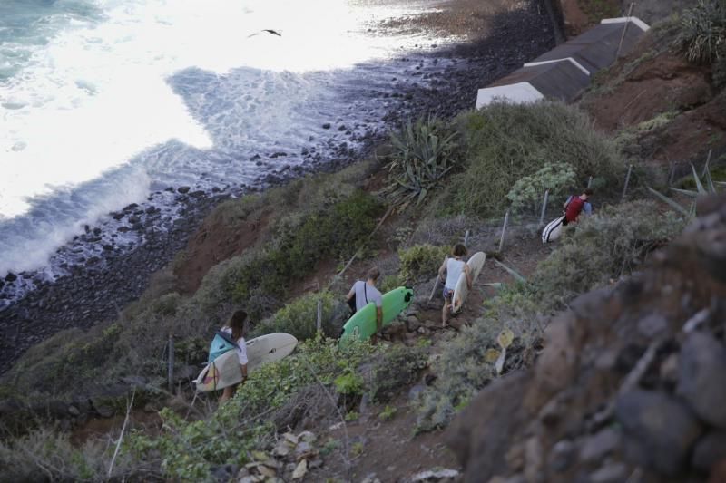 Zonas con riesgos de desprendimiento en Tenerife