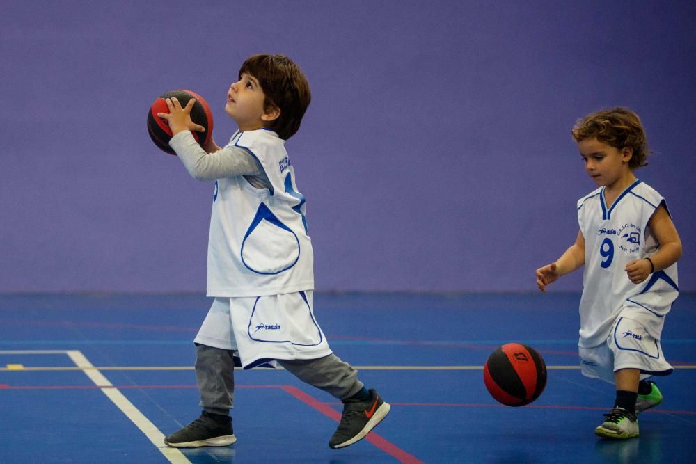 El objetivo de estas diadas es captar a niños para que jueguen al baloncesto