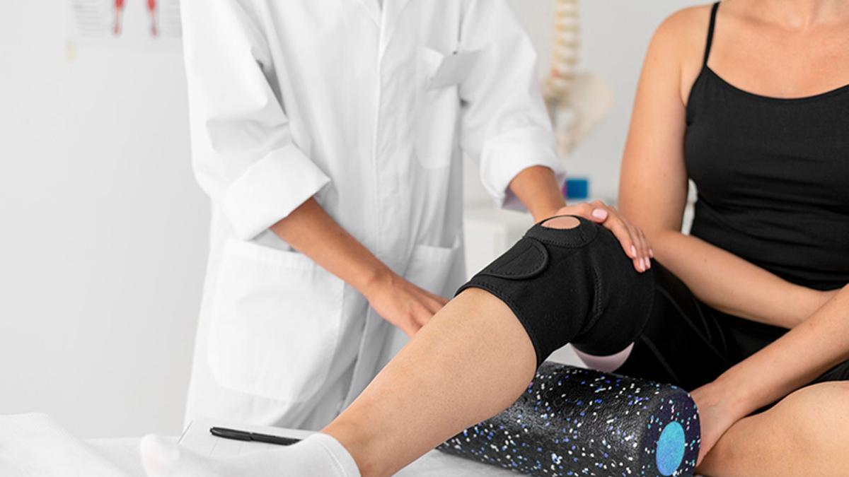 Una sesión de fisioterapia.