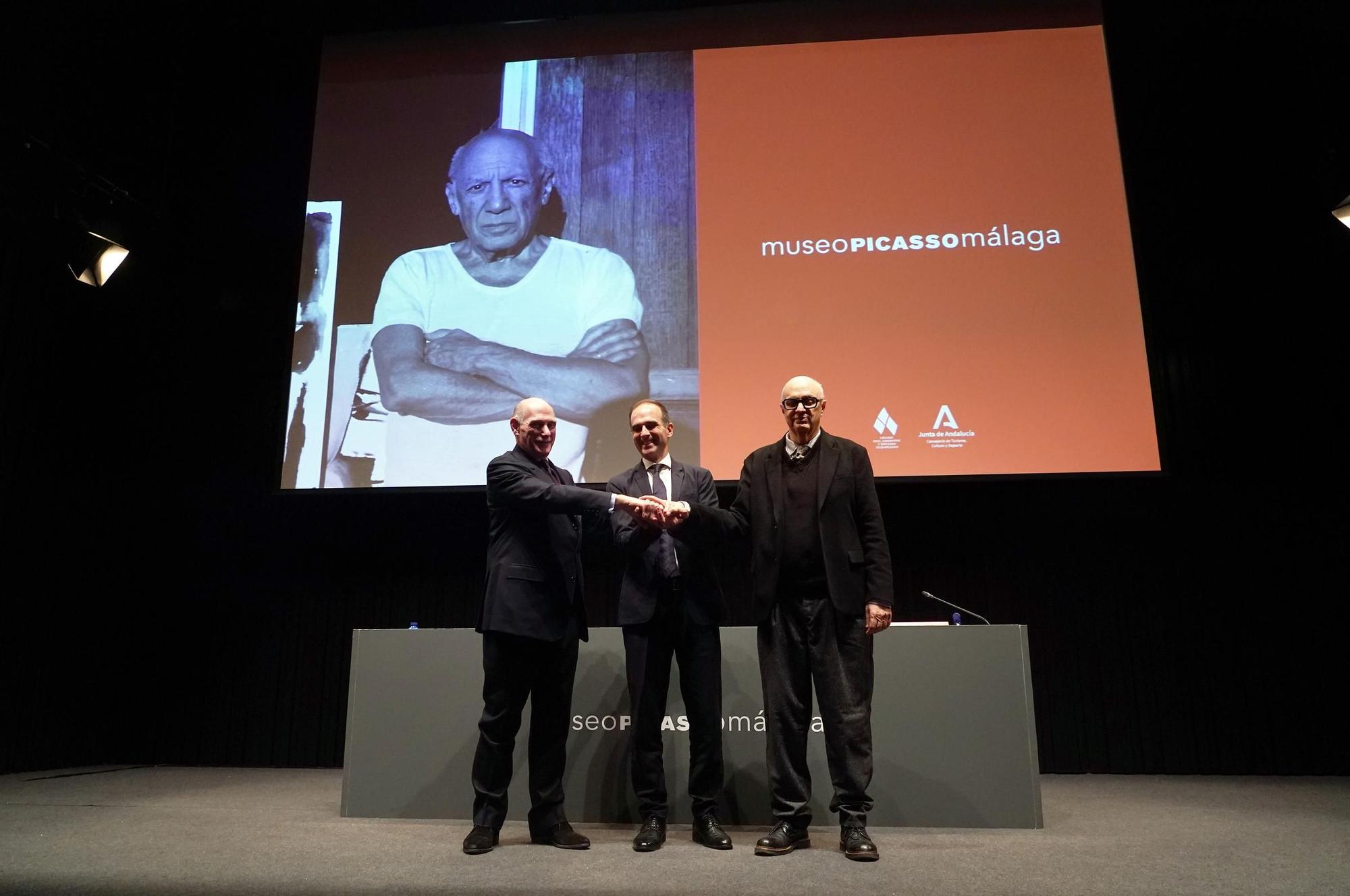 Presentación de Miguel López-Remiro como nuevo director artístico del Museo Picasso Málaga