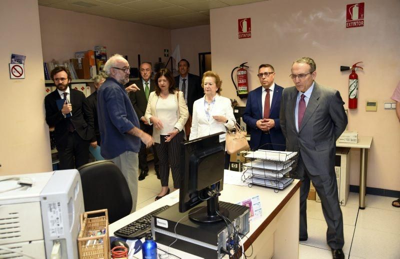 Visita de Javier Moll, presidente de Prensa Ibérica, a EL PERIÓDICO DE ARAGÓN