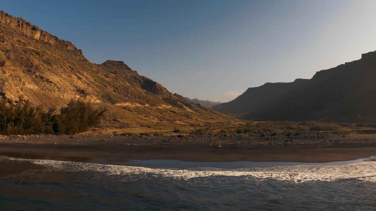 Playa  y barranco de Veneguera