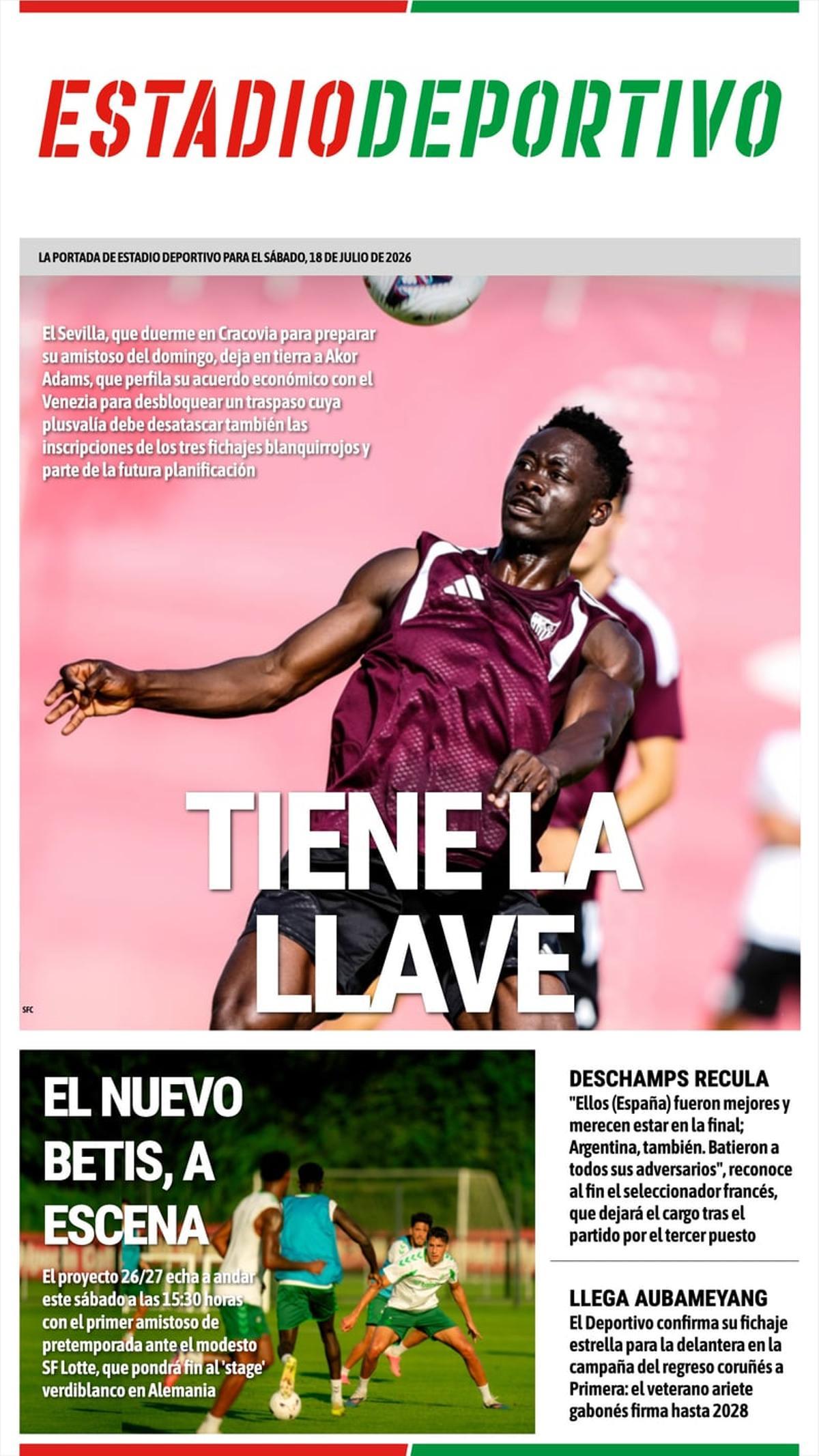 Las imágenes de las portadas de hoy