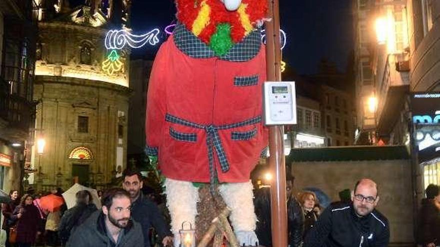 El loro Ravachol, símbolo del carnaval de Pontevedra. // R.V.