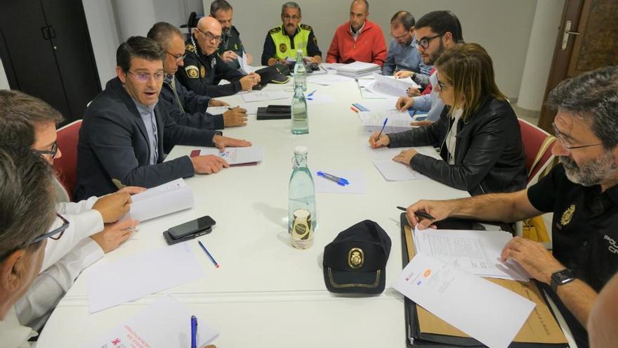 Reunión de la comisión antiinundaciones de Ontinyent, celebrada hoy