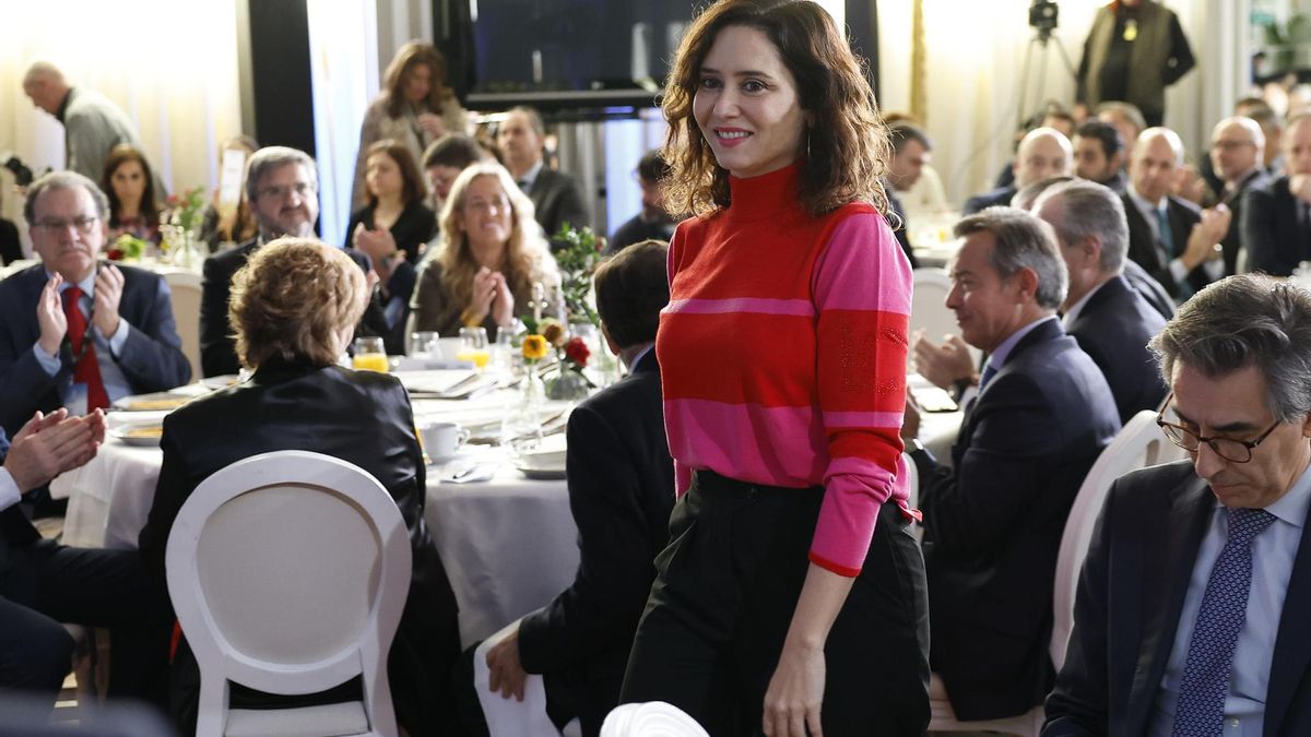 Isabel Díaz Ayuso durante su intervención en el Spain Investors Day.