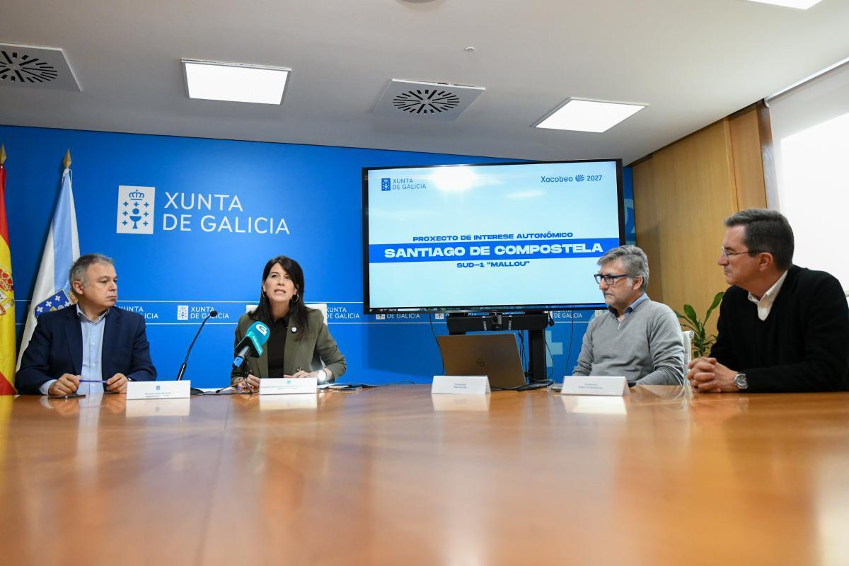 Responables del IGVS, la conselleira y Monteoliva Arquitectura