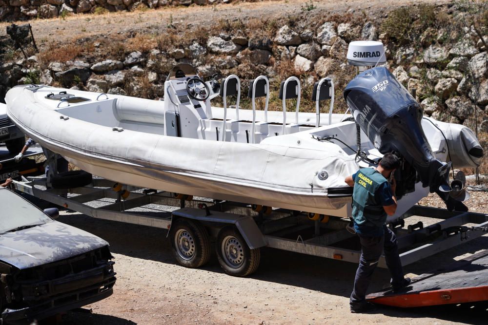 Operación de la Guardia Civil contra el blanqueo de dinero del narcotráfico en Málaga y Ceuta.