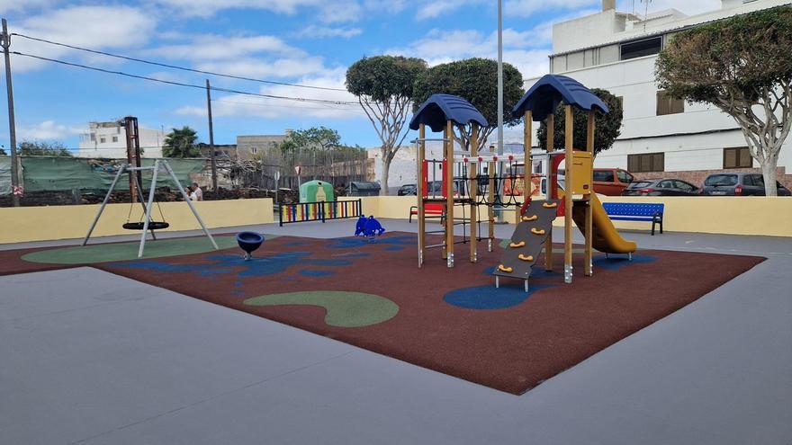Telde culmina los trabajos de rehabilitación en el parque infantil de San Antonio
