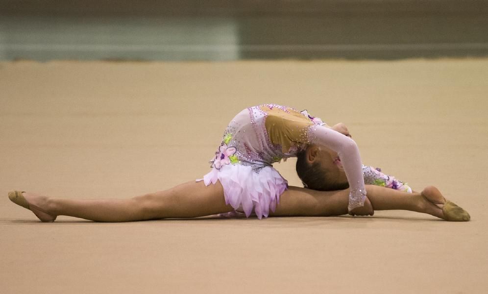 Exhibición de la Escuela de gimnasia rítmica