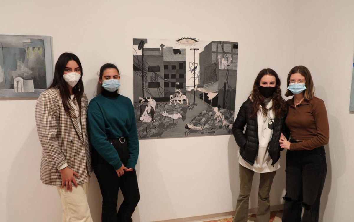 Naraya, Iris, Estela y Alba, cuatro de las cinco jóvenes creadoras. | C.C.