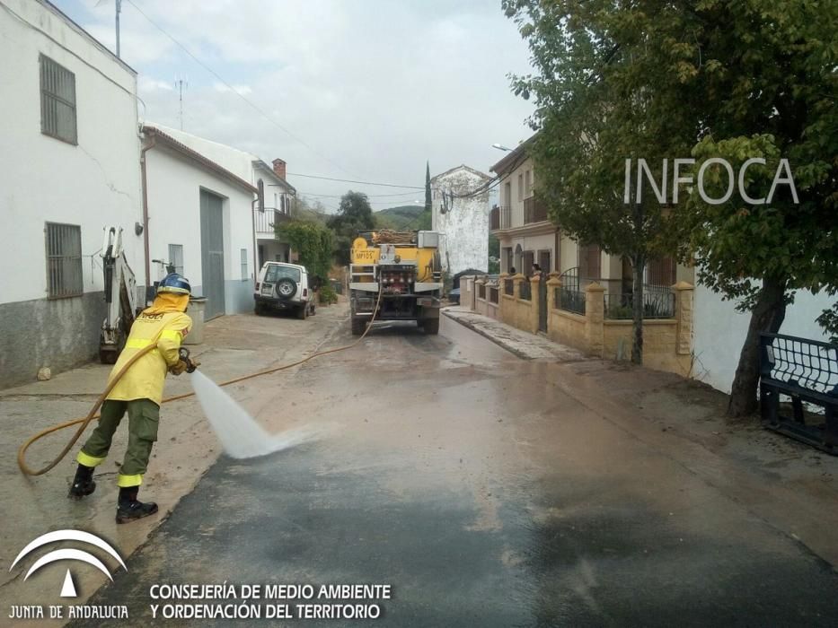 Inundaciones en la comarca de Antequera por la gota fría