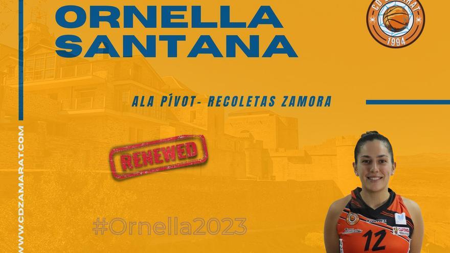 Ornella Santana renueva por el Recoletas Zamora