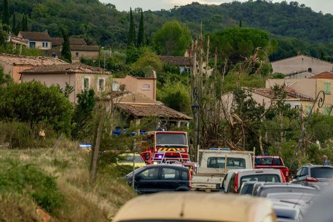 Dos desaparecidos y más de 40 heridos por el paso de un tornado en el sur de Francia