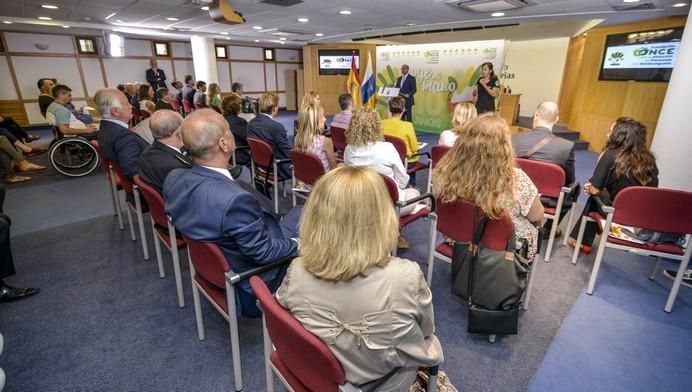 LAS PALMAS DE GRAN CANARIA A 04/07/2017. Acto conmemorativo del X Aniversario de la Fundación Once en Presidencia del Gobierno de Canrias. FOTO: J.PÉREZ CURBELO