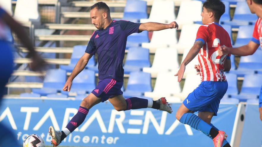 Prueba fallida del FC Cartagena ante un buen Sporting de Gijón