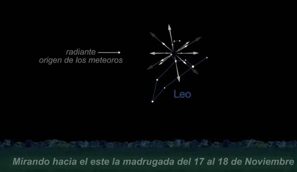 Gráfico de la Leónidas