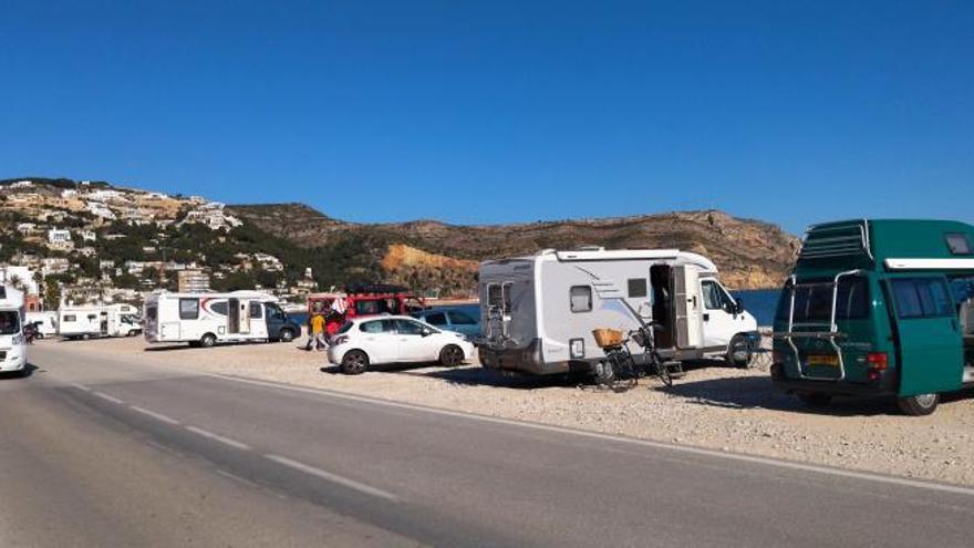 Las caravanas toman el Muntanyar de Xàbia | A. P. F.