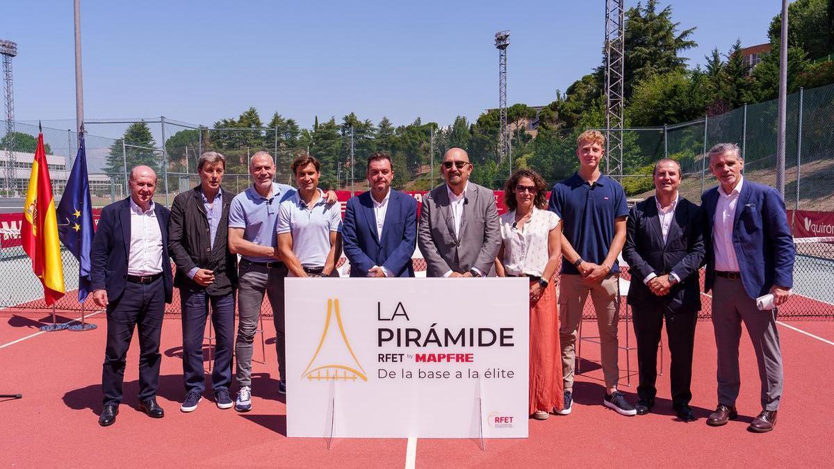 Presentación de La Pirámide del tenis español