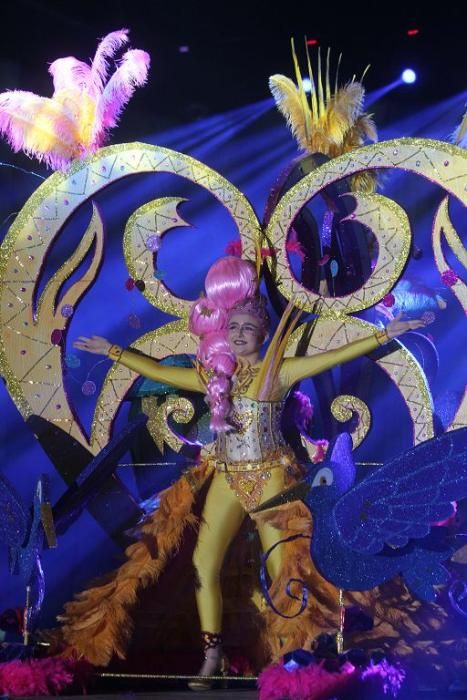 Andrea Guerrero, de la comparsa Los Gnomos, reina infantil del Carnaval de Cartagena 2017