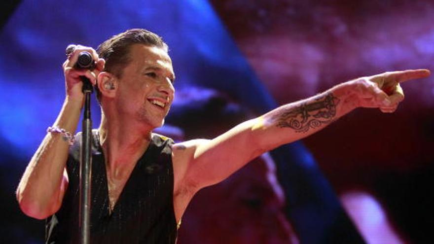 Dave Gahan en el concierto de Barcelona.