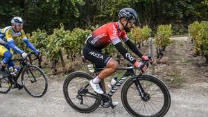 Nacer Bouhanni, en acción.