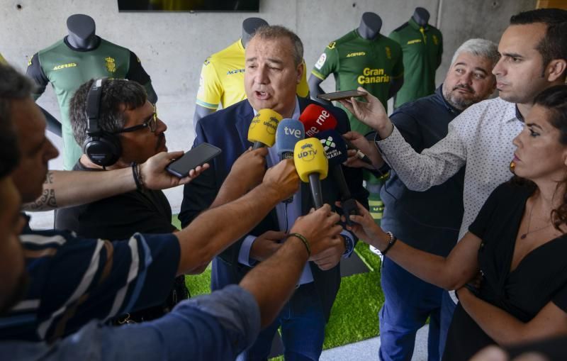 29/06/2018 LAS PALMAS DE GRAN CANARIA. Presidente de la UD Las Palmas, Miguel Ángel Ramírez en la presentación de la equipación de la UD Las Palmas temp. 18/19.FOTO: J.PÉREZ CURBELO  | 29/06/2018 | Fotógrafo: José Pérez Curbelo