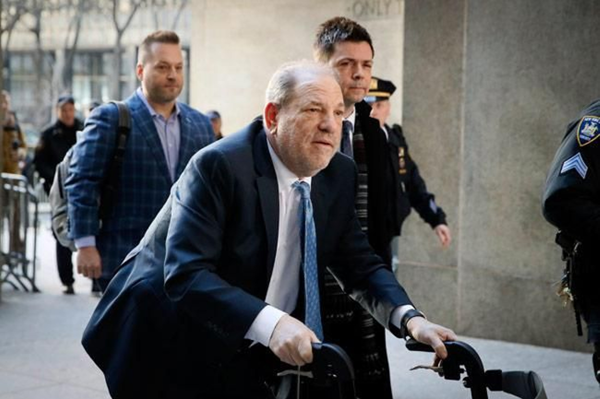 Harvey Weinstein, el 24 de febrero de 2020