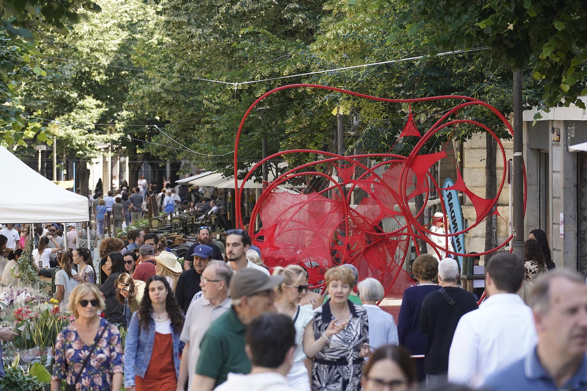 Girona es converteix en una galeria d’art contemporani a l’aire lliure per l'Inund'art