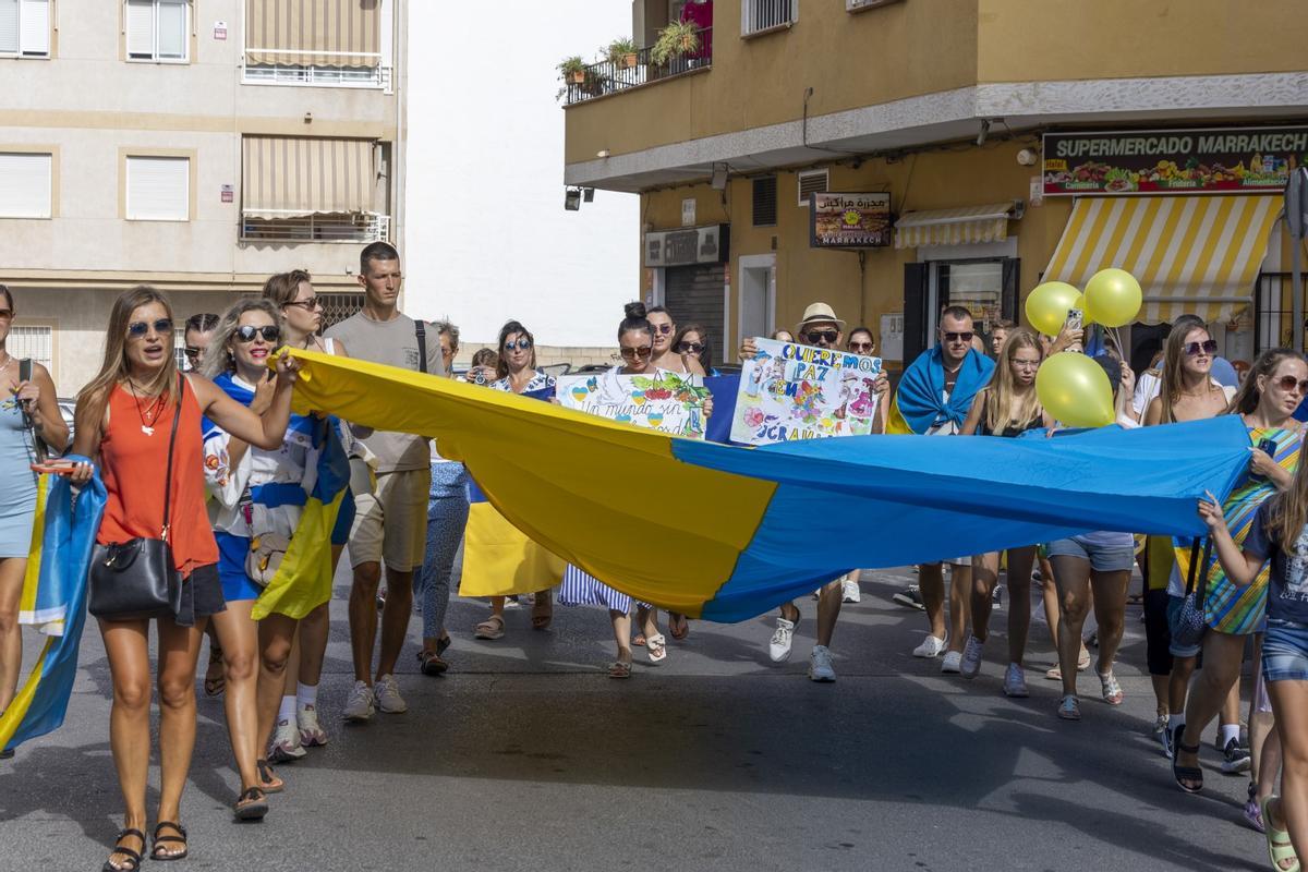 La comunidad ucraniana de Torrevieja celebra el día de la independencia