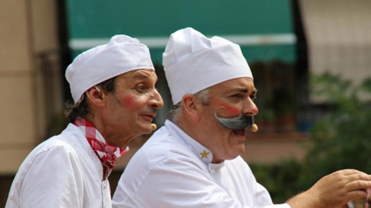 Una escena de la obra 'Antipasti', de la compañía El que ma queda de teatre.