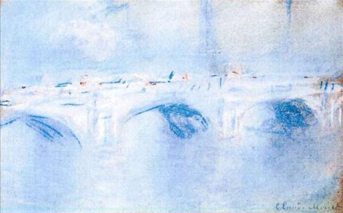 ’Waterloo Bridge, London’, de Claude Monet, robat al Kunsthal de Rotterdam.